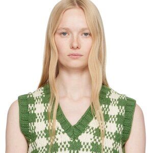 YMC Green Heidi Vest NWT